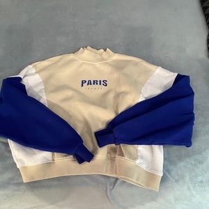 DIVIDED Paris crop sweatshirt, size M